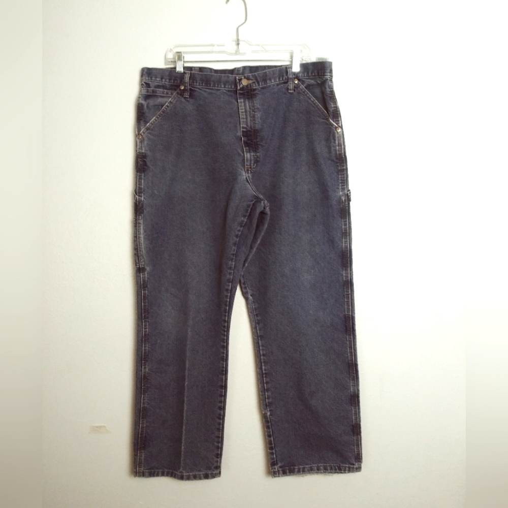 Wrangler Carpenter Men's Jeans Pant Size 38X30  Medium Wash Workwear Casual